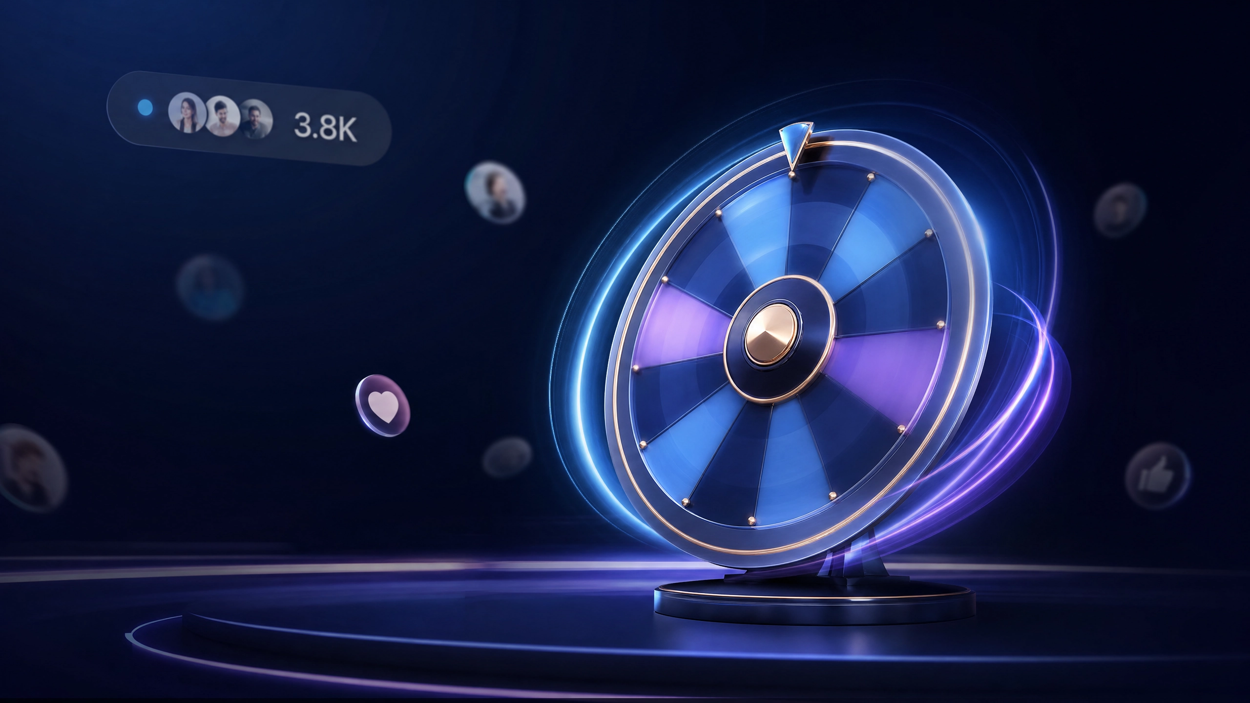 Lucky Wheel — vòng quay tương tác